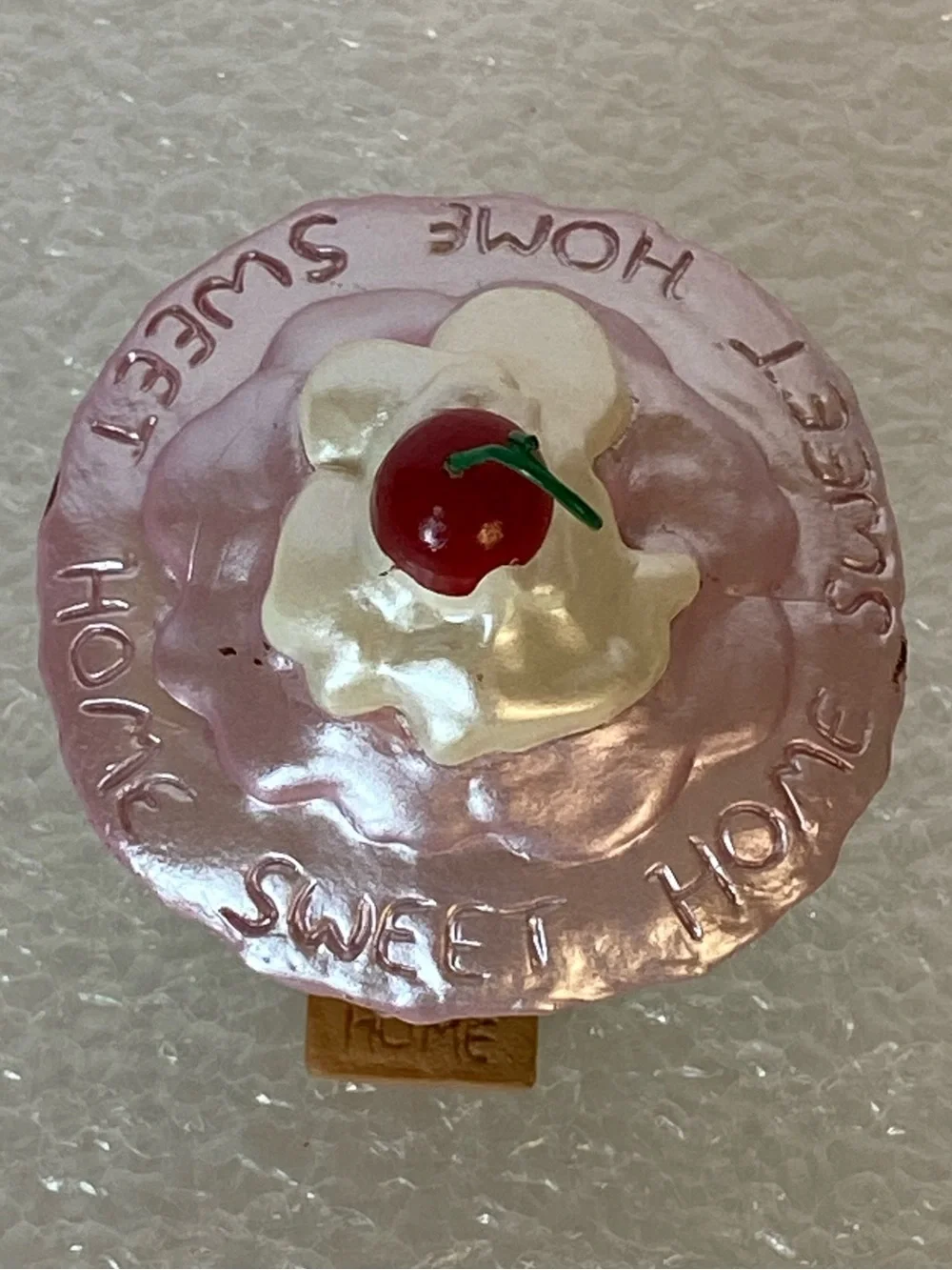 Vintage 1992 Hallmark Keepsake New Home Cupcake Mouse Christmas Ornament